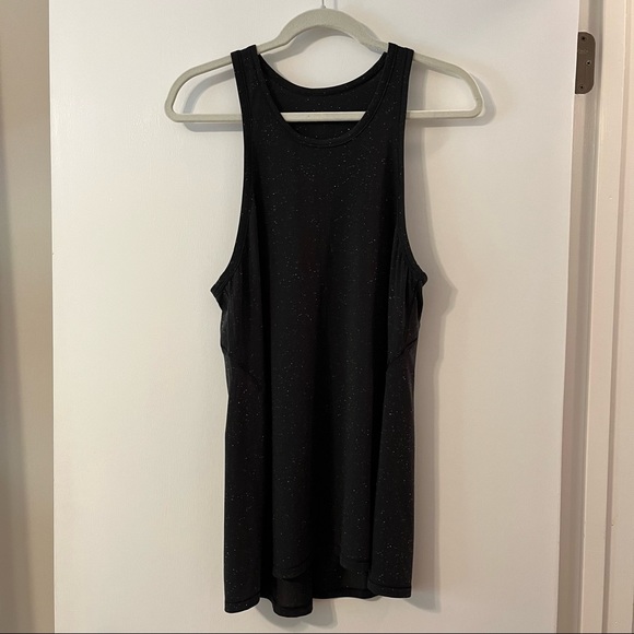 Lululemon Goal Up Tank - Black/White - Size 6 - Picture 1 of 5